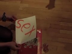 Szőke, Gesztenyebarna, Csoport, Leszbikus, Fehérnemű, Harisnya