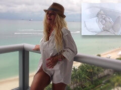 Tekintélyes didik, Szőke, Kebles, Kivillanó idomok, Szálloda, Érett feleség, Természetes mellek, Begyek