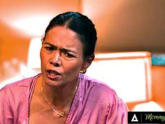 MOMMYS BOY - Petite Alexia Anders Gets Fucked By Stepbrother Next To Stepmom Dana Vespoli In 4-Some