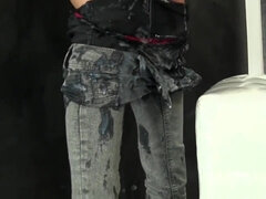 Gloryhole Slut Gets Wam