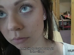 18, Tjeckisk, Hd, Slick, Pengar, Pov, Hans, Tonåring