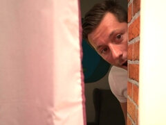 Tussi, Grosse titten, Braunhaarige, Spermaladung, Dildo, Hundestellung, Hd