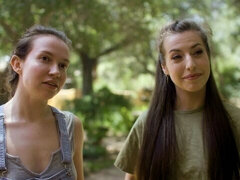 Bundão, Peitos grandes, Beijar, Cozinha, Lésbica, Masturbação, Descascar, Tetas