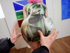 デカチン, フェラチオ, イギリス人, のぞき穴, ヒール, オマンコ, 剃毛