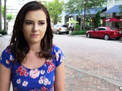 Shy Darkhaired Flashes Vagina 1 - Public Pickups