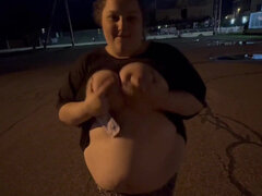 Bbw, Venku, Sólo, Kozičky