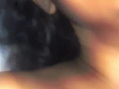 Afrikansk, Svart, Avsugning, Par, Kvinna, Gapande, Hemmagjord, Onani
