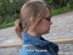 Amatoriale, Pompino, Brunetta, Schizzo di sborra, Cieca, All'aperto, Realtà