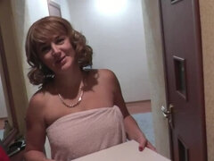 Badrum, Creampie, Hanrej, Sperma shot, Doggystyle, Slick, Mamma, Naturliga tuttar