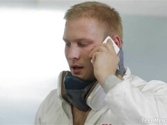 Pijpbeurt, Bruinharig, Classisch, Schattig, Lul, Handbeurt, Tepels, Tiener