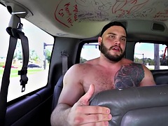 Amateur, Negro, Ébano, Gay, Músculo, Al aire libre, Público, Tatuaje