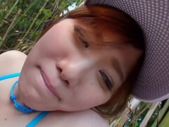 큰 가슴, Hd, 일본인, 밀프, 젖꼭지, 야외의