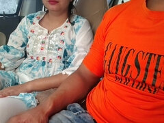 Amateur, Voiture, Couple, Branlette thaïlandaise, Indienne