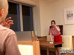 Sucer une bite, Poilue, Hard, Hd, Japonaise, Léchez, Petite femme, Nénés