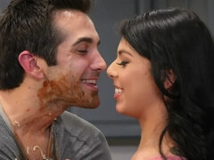 Rumpe, Svart, Sperm skott, Bakfra, Ansiktssperm, Hårete, Latina, Pupper