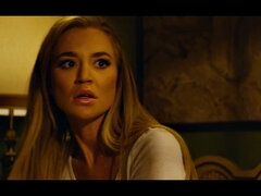 Chambre à dormir, Blonde, Queue, Lunettes, Embrassement, Mamelons, De plein air, Petite femme