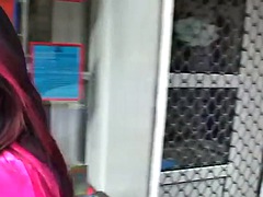 21-year-old public likes it from ass to mouth in a scandalous outdoor action