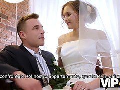 Amatorka, Obciąganie, Panna młoda, Styl na pieska, Europejski, Hd, Pieniądze, Nastolatki