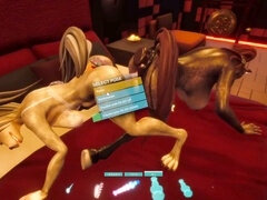 3d, Двойное проникновение, Огромный член, Чудовищные размеры, Мускулы, Оргазм