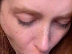 18 anni, Amatoriale, Pompino, Papà, Punto di vista pov, Rossa, Ragazza