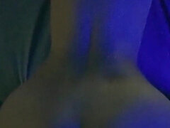 Real Homemade Sex with Blue Light