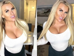 Raunchy blondie wife breathtaking adult clip