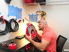 Stor rumpe, Store pupper, Blond, Kukk suging, Dype svelg, Hd, Fitte, Realitet