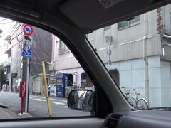 Amateur, Chica, Morena, Coche, Japonés, Maduro, Desnudo, Público