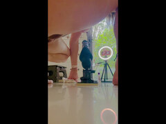 Ερασιτέχνης, Αμερικάνος, Πρωκτικό, Μελαχροινή, Θηλυκός, Αυνανισμός, Μουνί, Καβάλημα