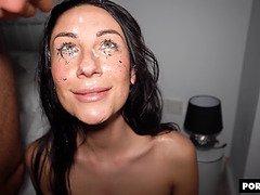 Amatör, Sperma shot, Långt ner i halsen, Doggystyle, Tysk, Monster, Orgasm, Grov