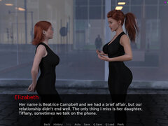 금발의, 쿠거, 게임, 하녀, 나이든, 밀프