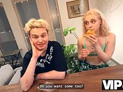 Vacker, Par, Hanrej, Sperma shot, Hd, Pov, Tonåring, Tuttar