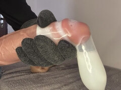 Grote lul, Gebondenheid, Sperma shot, Huisgemaakt, Masturbatie, Feest, Pompen, Alleen