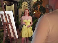 Eva Soda Teaches Beginner Student A Hot Blowjob Lesson In Doggystyle