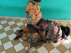 Africain, Gros cul, Noire, Couple, Fait maison