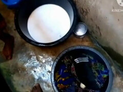 Afrikaner, Par, Hjemmelavet, Ældre kvinde, Nøgen