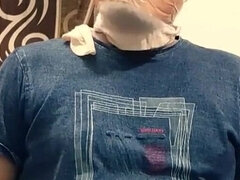 Pantyhose Hooded Bondage Humiliation for Gagged Husband!