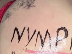 Pounding Hard All the Way to the Bottom of Blair Nymph's Pussy