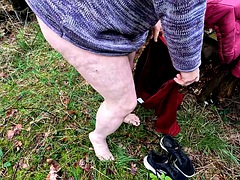 Bondage discipline sadomasochisme, Flashing, Buiten, Openbaar, Billekoek