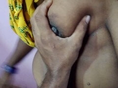 Part 1 - Husband secretly fucks his stunning wife in the kitchen with clear Tamil audio