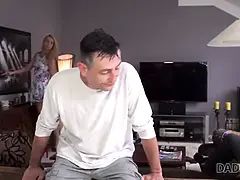 18, Pik sutte, Tjekke, Far, Hd, Ældre kvinde, Teenager