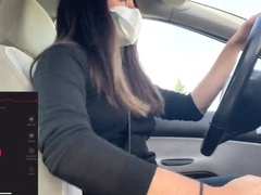 Brunette, Bil, Kvinde, Hd, Udendørs, Lille kvinde, Studerende, Snugkigger
