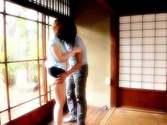 Aziatisch, Grote mammen, Pijpbeurt, Mollig, Sperma, Sperma shot, Japaans, Tieten likken