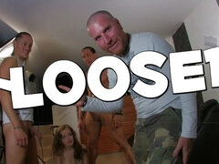 Grosser schwanz, Blasen, Spermaladung, Hd, Lecken, Muschi, Flotter dreier, Hure