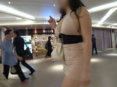 Aasialainen, Tyttö, Iso perse, Rintava, Fetissi, Japanilainen, Hirviö, Ulkona