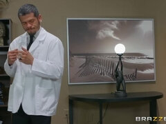 Cul, Noire, Médecin, Robe, Talons, Fille latino, Infirmière, Tatouage