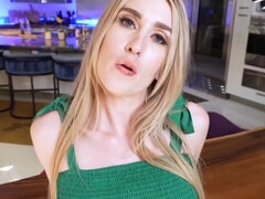 Blonde missionary porn with girls taking it laying down