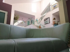 Grote lul, Grote mammen, Bruinharig, Sperma in gezicht, Hd, Gezichtspunt, Tatoeage, Speelgoed