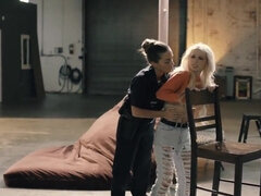 Blondin, Närbild, Femdom, Fingering, Slick, Orgasm, Liten och nätt, Rimjobb