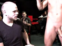 Real amateurs giving head to the stripper